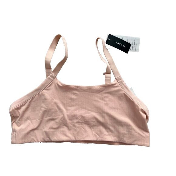 Natori 755195 Limitless Convertible Sport Bralette Golden Rose ( XL ) - Picture 3 of 5